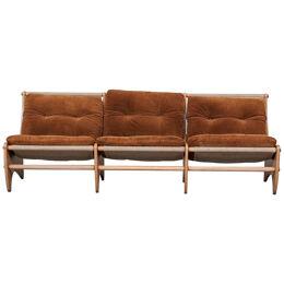 Beech Mid-Century Danish Sofa