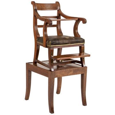 A Rare And Original Regency Period Childs Chair
