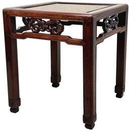 Oriental Hardwood Square Coffee Table Stand
