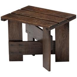 Crate Side Table by Gerrit Rietveld, Netherlands, 1930s