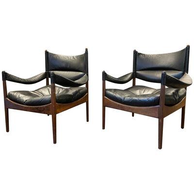 Pair of Kristain Vedel Modus Lounge Chairs