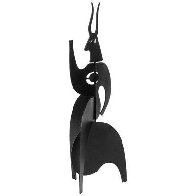Sculpture to pose, “Taurus” model. Contemporary work.