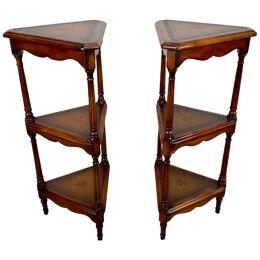 Theodor Alexander Hollywood Regency Style 3-Tiered Pedestal or Etagere , a Pair