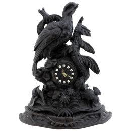 Swiss Hand-Carved Black Forest Game Clock