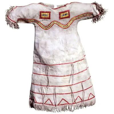 Quilled Sioux Native Authentic Child's Dress