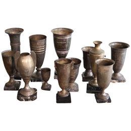 Pewter & Silver Plated Trophy Cups (Set of 12)