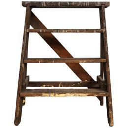 20th Century French Rustic Stepladder