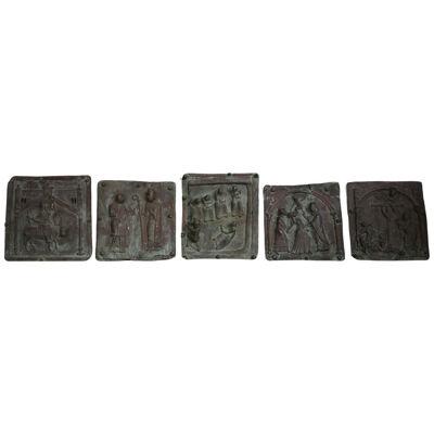 11th Century Biblical Bronze Panels (Set of 5)