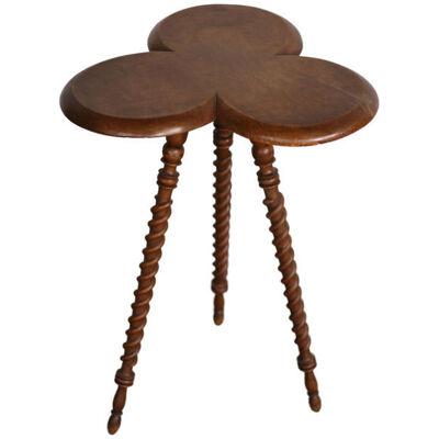 19th Century Trefoil Accent Table