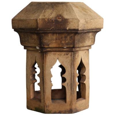 19th Century French Terracotta Chimney Top