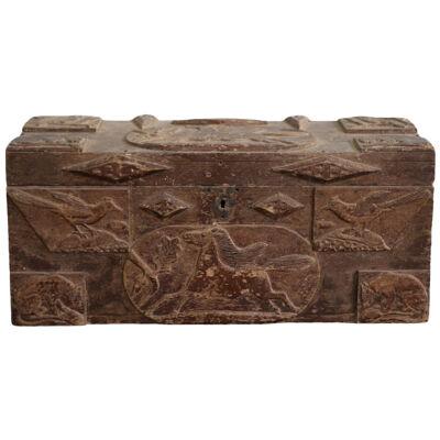 18th Century French Handcarved Small Chest