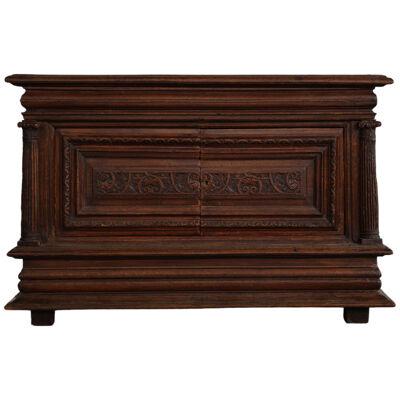 17th Century French Wooden Chest
