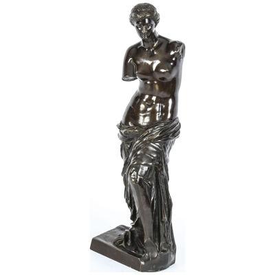 Antique Bronze Statue of Venus de Milo Musee du Louvre 19th C