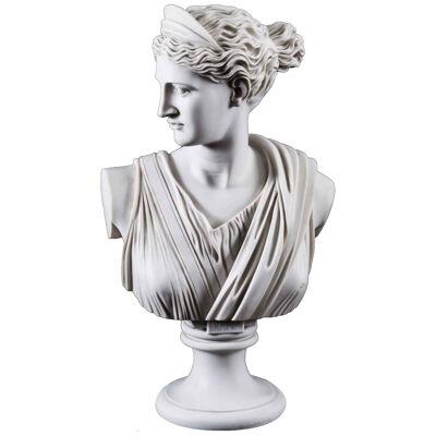 Stunning Marble Bust Diana
