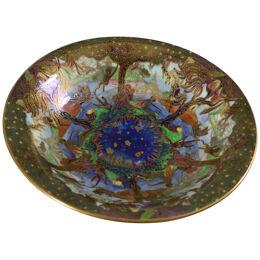 Wedgwood Fairyland Lustre Jumping Faun Lily Tray