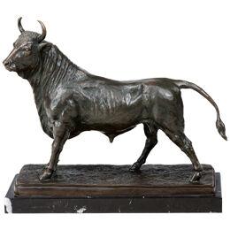 Late 19th Century Bronze Sculpture of Bull
