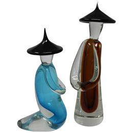 Wave Murano Glass - Giant Chinese Figures