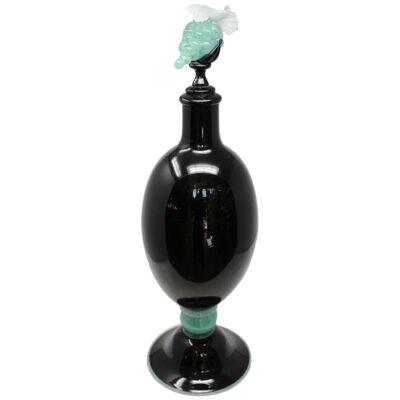 Gambaro & Poggi - Tall Murano Glass Vase With Stopper