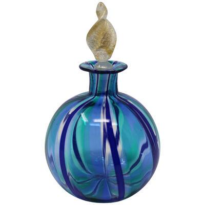 Contemporary Murano Glass Vase With Stopper