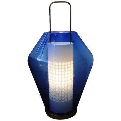 Barovier & Toso - Blue Lanterna Lamp by Barovier & Toso