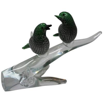 Murano Luxury Glass (Mgl) - Two Birds on a Branch