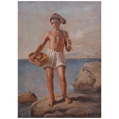 Constantin Hansen (Danish, 1804-1880), Fisher Boy from Capri, 1838 