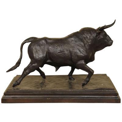 19th Century Mene Bronze Bull