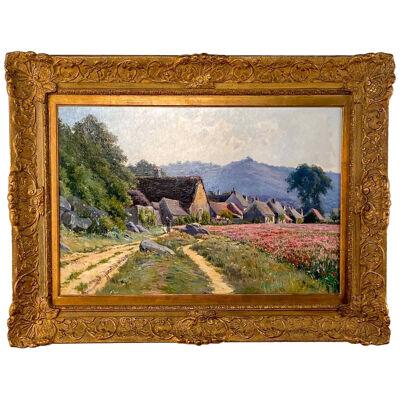 19th Century Impressionist English Landscape by Charles Hallé