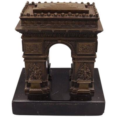 Mid 19th Century bronze Model of the Arc de Triomphe