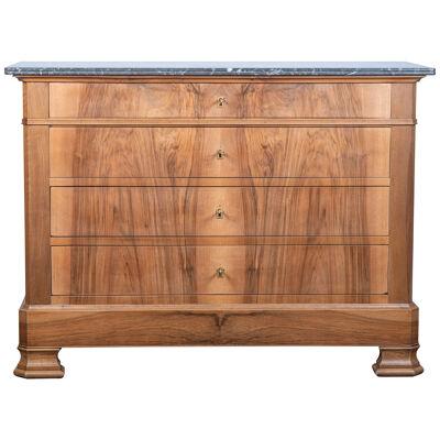 19th Century French Louis Philippe Walnut Commode