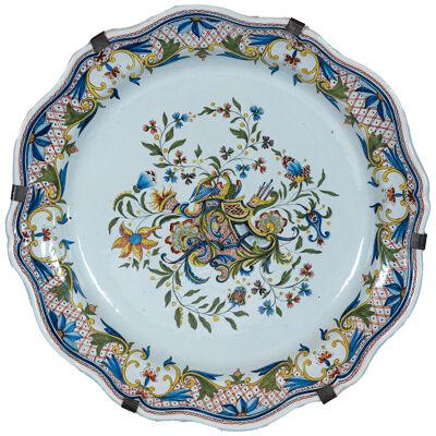 Early 20th Century French Faience Henriot Quimper Platter