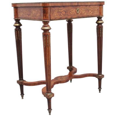 19th Century inlaid mahogany dressing table