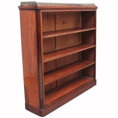Early 19th Century mahogany open bookcase