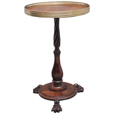 Early 19th Century rosewood Regency occasional table