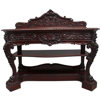 19th Century mahogany serving table by Gillows of Lancaster