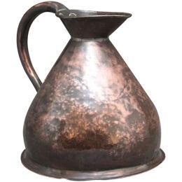 19th Century one gallon copper measuring jug