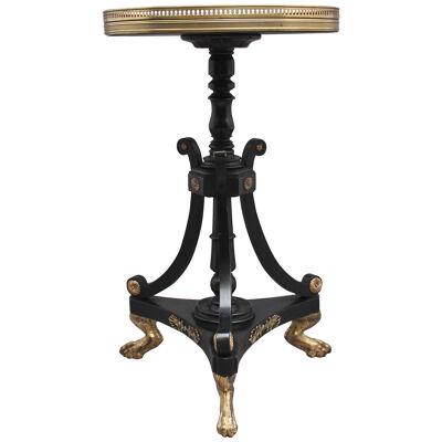 19th Century mahogany and ebonised occasional table
