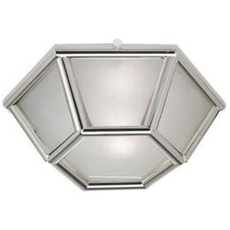 Geometria brass and glass ceiling light