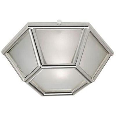 Geometria brass and glass ceiling light