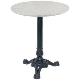 Eden Marais bistrot table with marble top