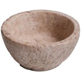 Marble Stone Primitive Bowls (3 available)