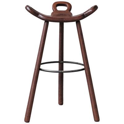 Brutalist Mid-Century 'Marbella' Bar Stools (up to 8 Available)