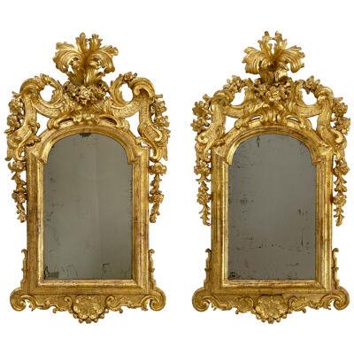 Pair Of 18th Century Spanish Philip V Mirrors