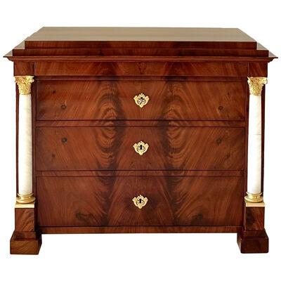 Early 19th Century Splendidly Decorated German Neoclassical Commode