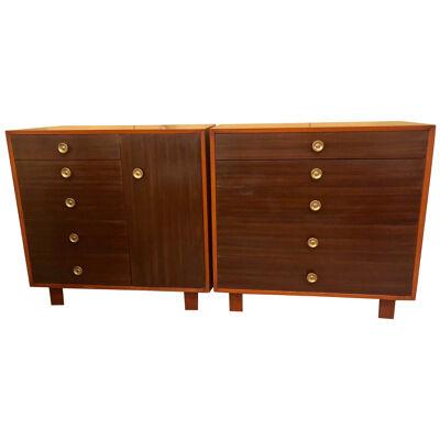 Pair of George Nelson Design for Herman Miller Chests / Dressers / Commodes