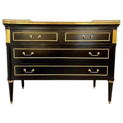 Maison Jansen Style Hollywood Regency Commode or Chest/Nightstands