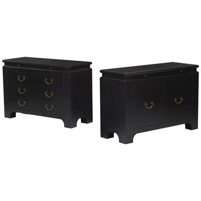 Mid-Century Modern Cabinets, Commodes or Night Stands by Harrison Van-Horn,