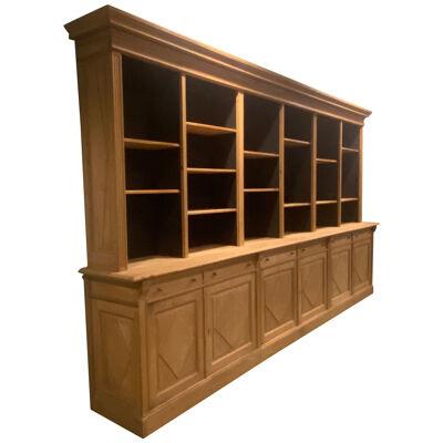 Antique,Rustic French Bookcase