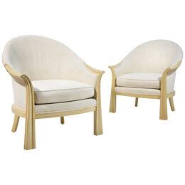 Pair of Lounge Chairs in the manner of Pierre Chareau 