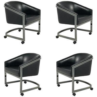 Set of 4 Design Institute America Game Chairs